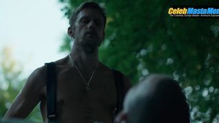 HARRY MELLING AND ALEXANDER SKARSGARD NUDE/SEXY SCENE IN PILLION