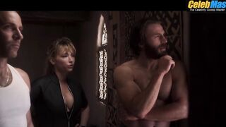 CHRIS EVANS AND MICHIEL HUISMAN AND ALEX HASSELL NUDE/SEXY SCENE IN THE RED SEA DIVING RESORT