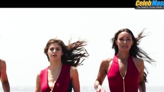 DWAYNE JOHNSON AND ZAC EFRON NUDE/SEXY SCENE IN BAYWATCH