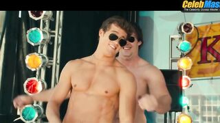 ZAC EFRON AND ROBERT DE NIRO AND JAKE PICKING AND MICHAEL HUDSON NUDE/SEXY SCENE IN DIRTY GRANDPA