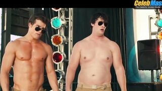 ZAC EFRON AND ROBERT DE NIRO AND JAKE PICKING AND MICHAEL HUDSON NUDE/SEXY SCREENSHOT 3 IN DIRTY GRANDPA