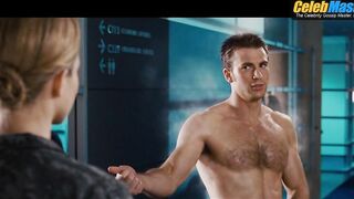CHRIS EVANS NUDE/SEXY SCREENSHOT 5 IN FANTASTIC FOUR RISE OF THE SILVER SURFER