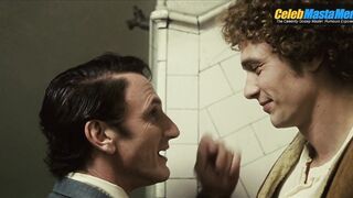 SEAN PENN AND JAMES FRANCO NUDE/SEXY SCENE IN MILK