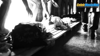 A.J. SHIVELY NUDE/SEXY SCENE IN HUNTERS