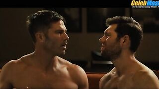 BILLY EICHNER AND LUKE MACFARLANE AND KEITH MILKIE AND ALEX RINGLER NUDE/SEXY SCENE IN BROS