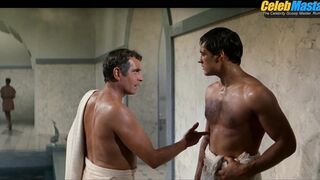 JOHN GAVIN AND LAURENCE OLIVIER NUDE/SEXY SCENE IN SPARTACUS