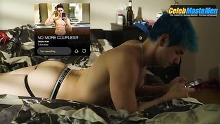 JASON CACERES AND TIM WARDELL AND FRANK ARTHUR SMITH AND TODD LIEN NUDE/SEXY SCENE IN OPEN TO IT